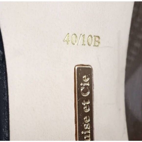 LOUISE ET CIE OLIVIA 2 BLACK BOOTIE HEEL SZ.10 EUC. - Picture 9 of 9